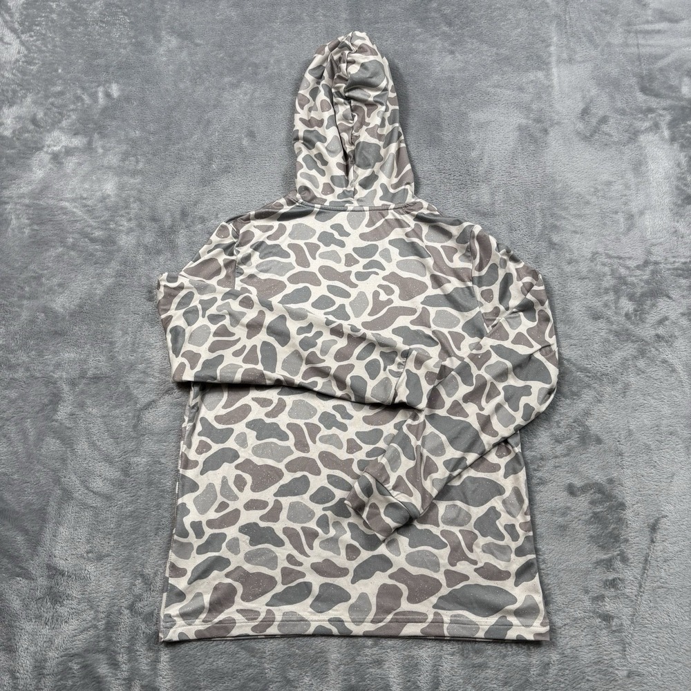 Burlebo Youth Performance Hoodie Small (5/6) White Camo - Picture 7 of 7